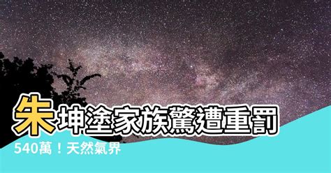 朱坤塗家族|朱坤塗家族取得5家天然氣經營權未申報 公平會罰540。